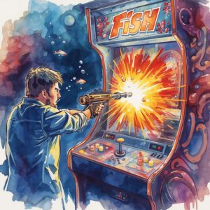 Màn hình game bắn cá 990O với boss đại dương